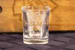 Custom engraved shot glass set w/ Custom engraved box