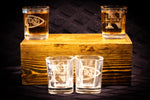 Custom engraved shot glass