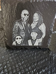 Custom Engraved Slate Coasters