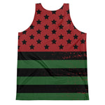 African american flag tank